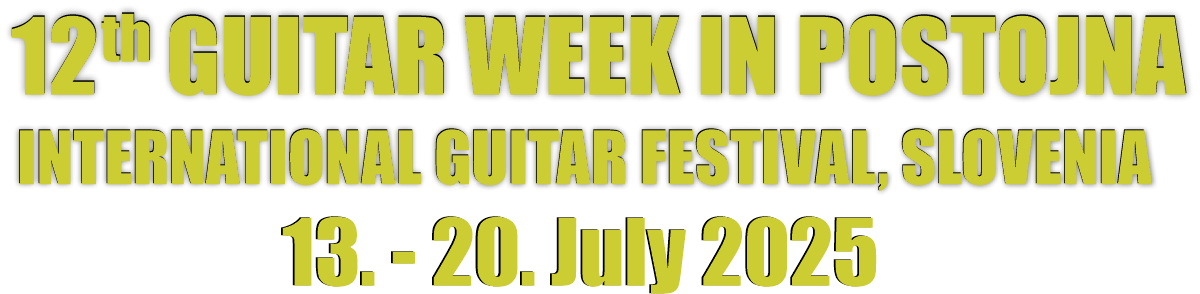 International Guitar Festival, Slovenia