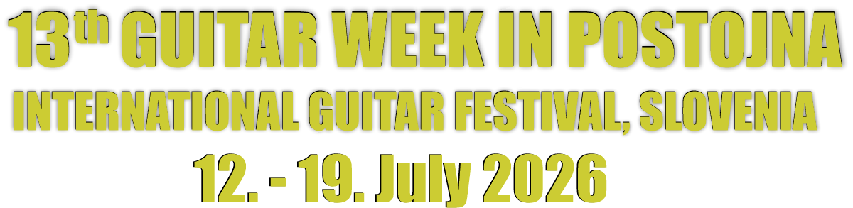 International Guitar Festival, Slovenia